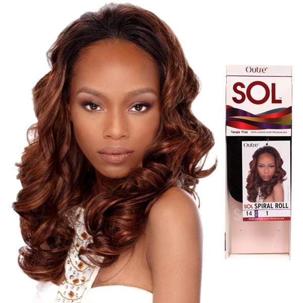 SPIRAL ROLL | Sol Human Hair Blend Weave | Hair to Beauty.