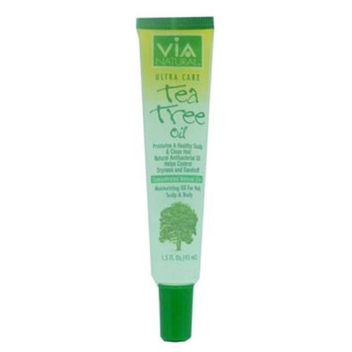 VIA NATURAL | Oil for Hair, Scalp & Body Treatment Tea Tree Oil 1.5oz | Hair to Beauty.