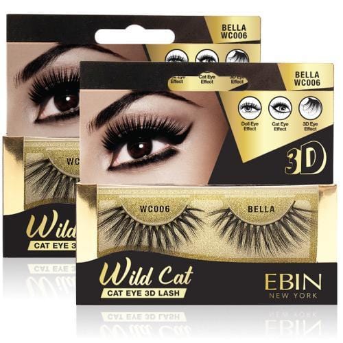 Ebin New York | Wild Cat Eye 3D Lash (Bella) | Hair to Beauty.