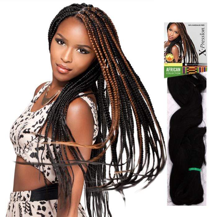X-PRESSION BRAID | African Collection Kanekalon Braid | Hair to Beauty.
