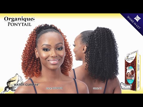 WATER CURL 14" | Shake N Go Organique Synthetic Ponytail