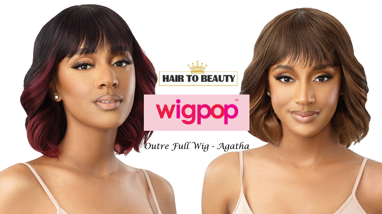 Outre Full Cap Wig (AGATHA) - Hair to Beauty Quick Review