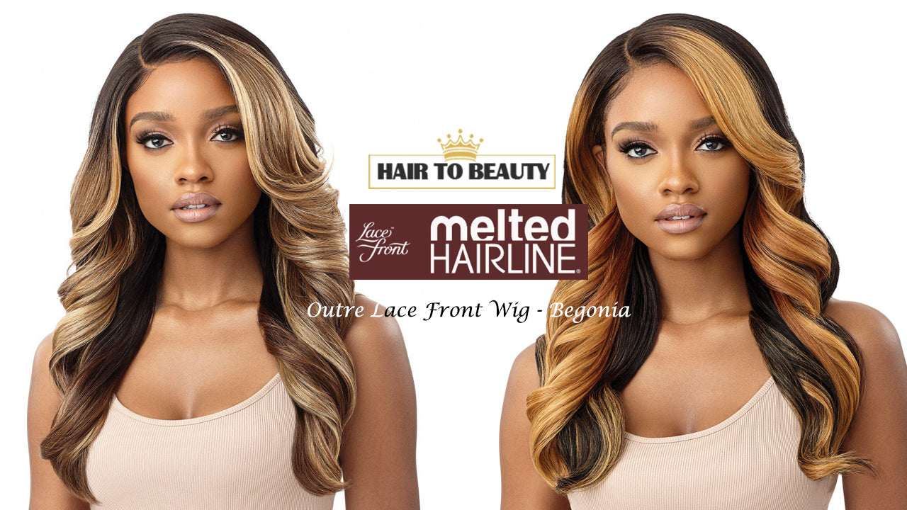 Outre Melted Hairline Lace Front Wig (BEGONIA) - Hair to Beauty Quick Review