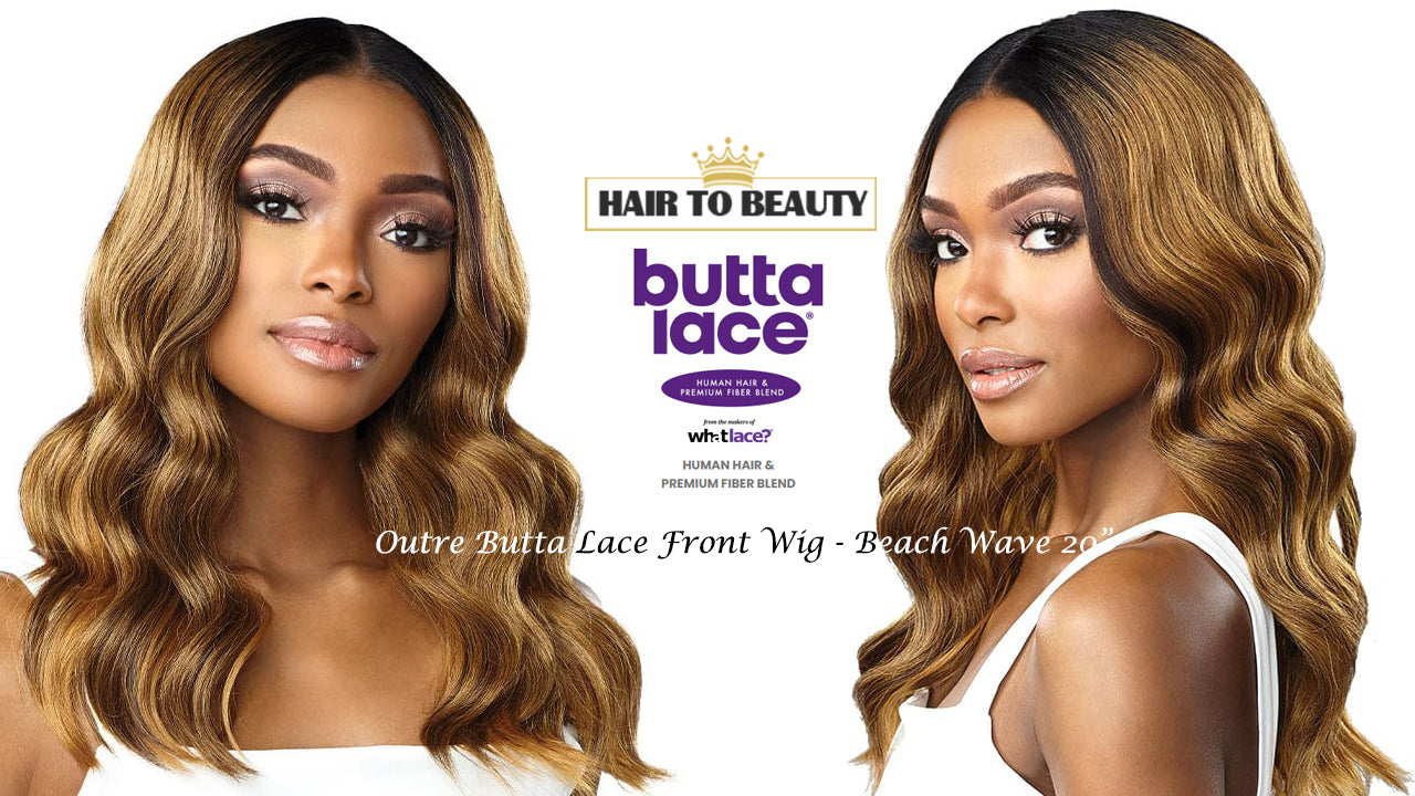 Sensationnel Buttal Lace Front Wig (BEACH WAVE 20") - Hair to Beauty Quick Review
