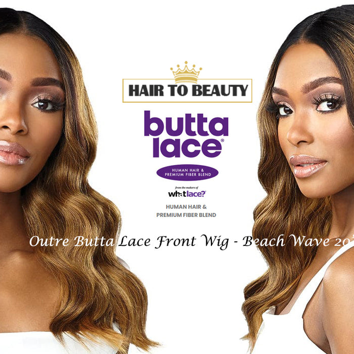 Sensationnel Buttal Lace Front Wig (BEACH WAVE 20") - Hair to Beauty Quick Review
