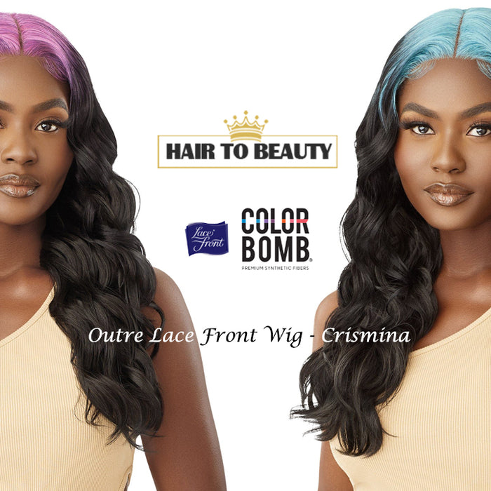 Outre Color Bomb Lace Front Wig (CRISMINA) - Hair to Beauty Quick Review
