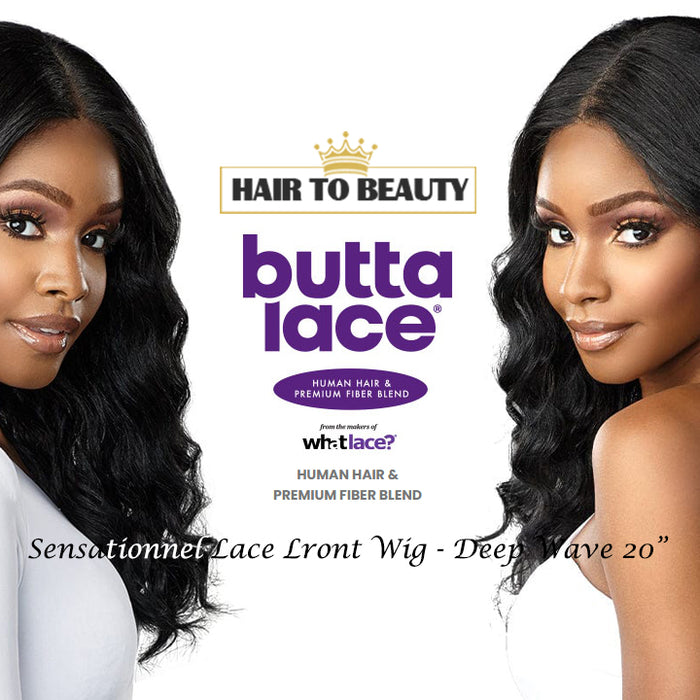 Sensationnel Butta Lace Front Wig (DEEP WAVE 20") - Hair to Beauty Quick Review