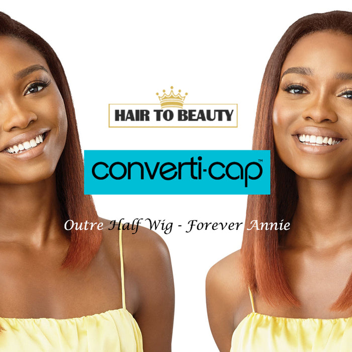 Outre Converti Cap Half Wig (FOREVER ANNIE) - Hair to Beauty Quick Review