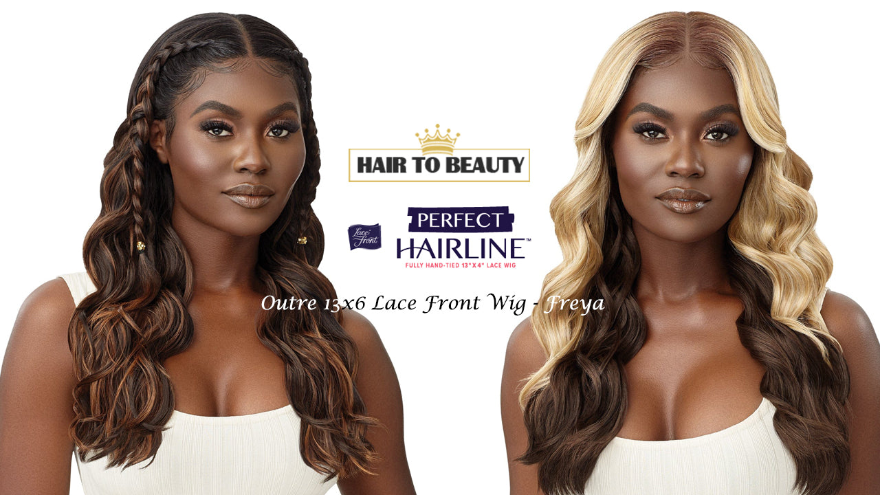 Outre 13x6 Lace Front Wig (FREYA) - Hair to Beauty Quick Review