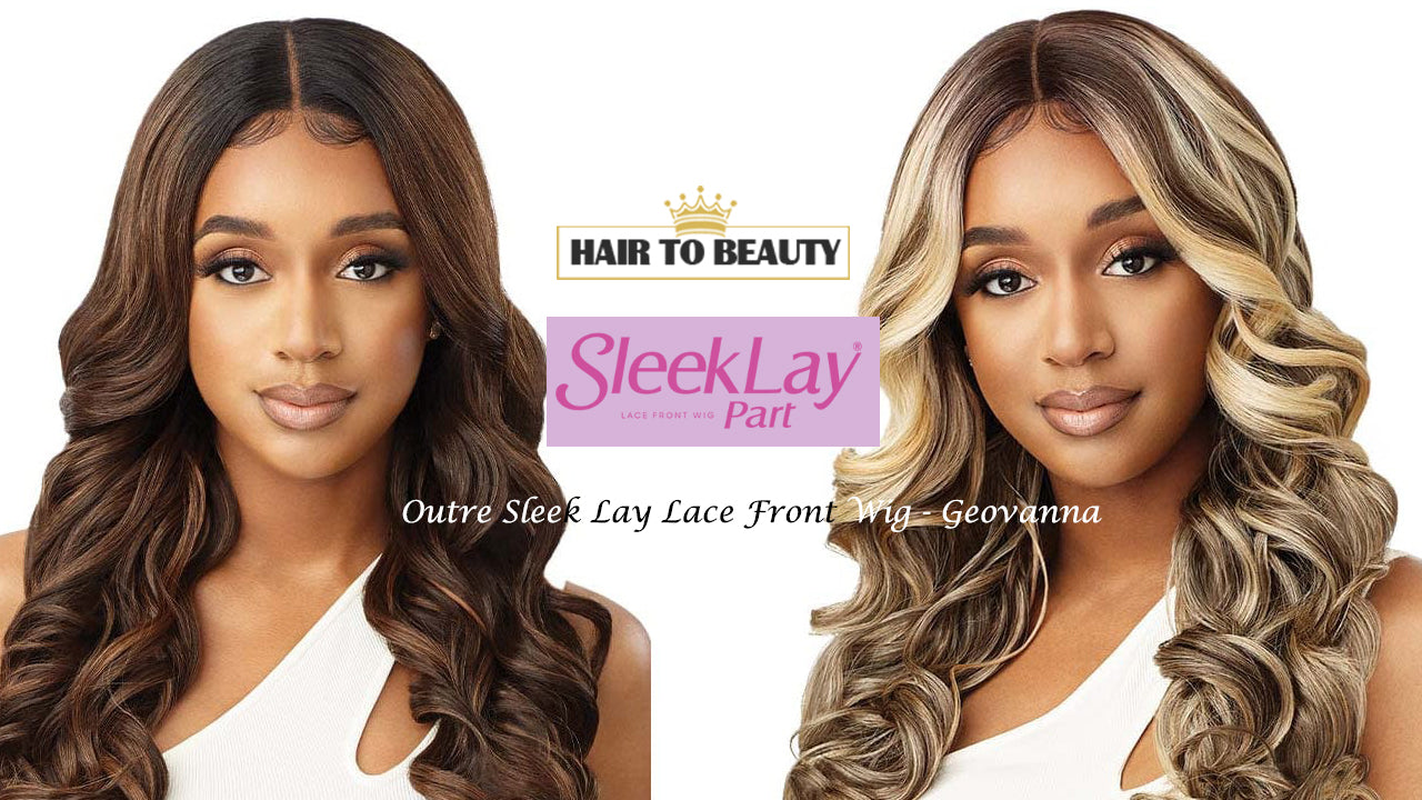 Outre Sleek Lay Lace Front Wig (GEOVANNA) - Hair to Beauty Quick Review