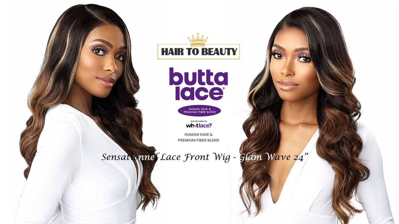 Sensationnel Butta Lace Front Wig (GLAM WAVE 24") - Hair to Beauty Quick Review