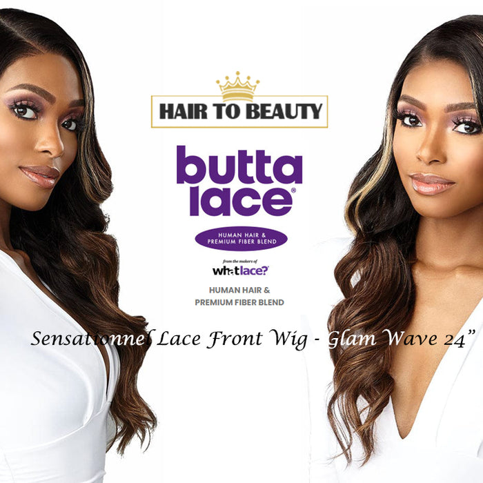 Sensationnel Butta Lace Front Wig (GLAM WAVE 24") - Hair to Beauty Quick Review