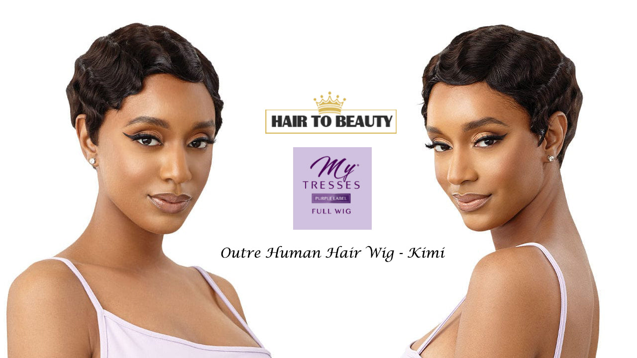 Outre 100% Unprocessed Human Hair Wig (KIMI) - Hair to Beauty Quick Review