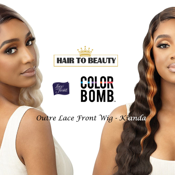 Outre Color Bomb Lace Front Wig (KIANDA) - Hair to Beauty Quick Review