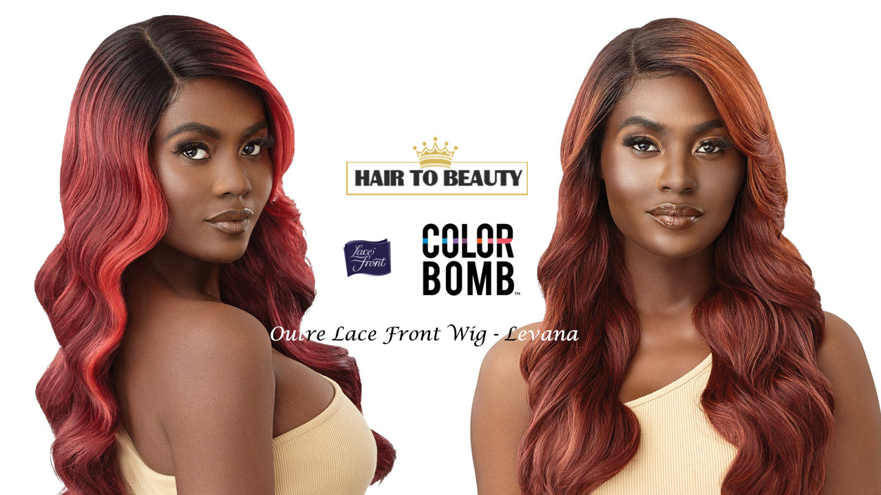 Outre Color Bomb Lace Front Wig (LEVANA) - Hair to Beauty Quick Review