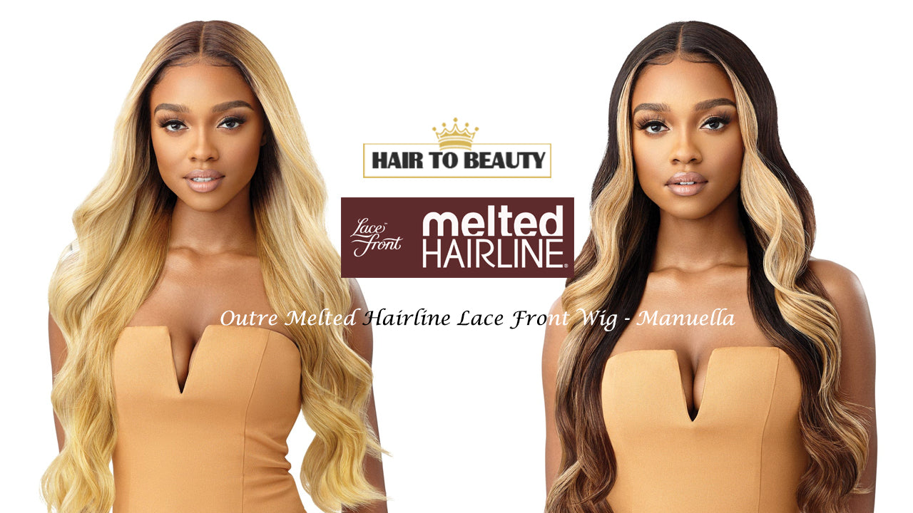 Outre Melted Hairline Lace Front Wig (MANUELLA) - Hair to Beauty Quick Review
