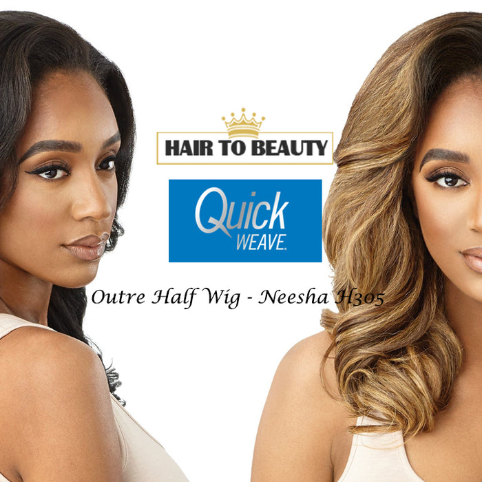 Outre Half Wig (NEESHA H305) - Hair to Beauty Quick Review