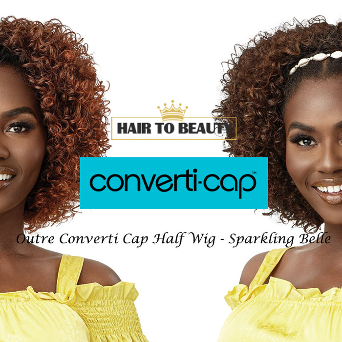 Outre Converti Cap Half Wig (SPARKLING BELLE) - Hair to Beauty Quick Review