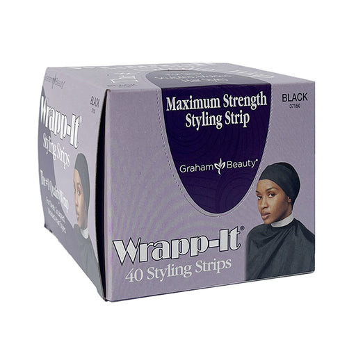 GRAHAM - Wrapp-it Styling Strips Black 40 Strips Per Pack