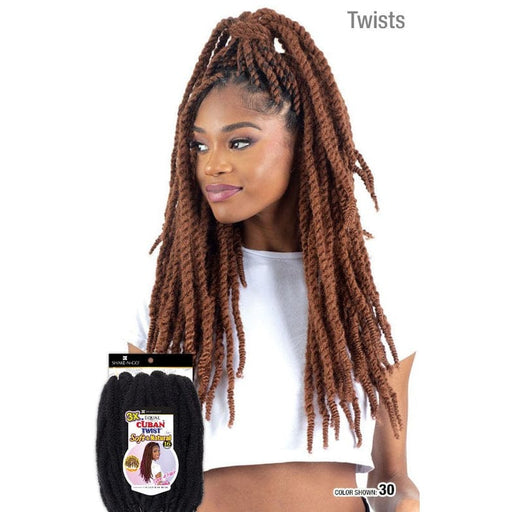 3X CUBAN TWIST SOFT & NATURAL 16" - Freetress Equal Synthetic Braid