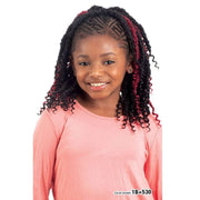 3X KIDS-BUTTERFLY LOC WITH CURLS 8" | Freetress Synthetic Crochet Braid