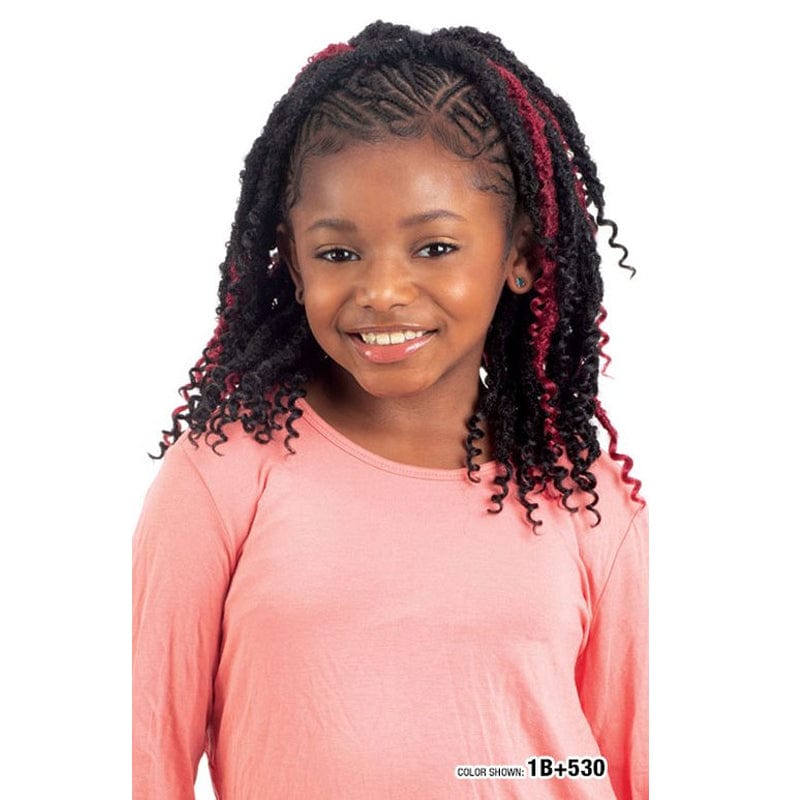 3X KIDS-BUTTERFLY LOC WITH CURLS 8" | Freetress Synthetic Crochet Braid