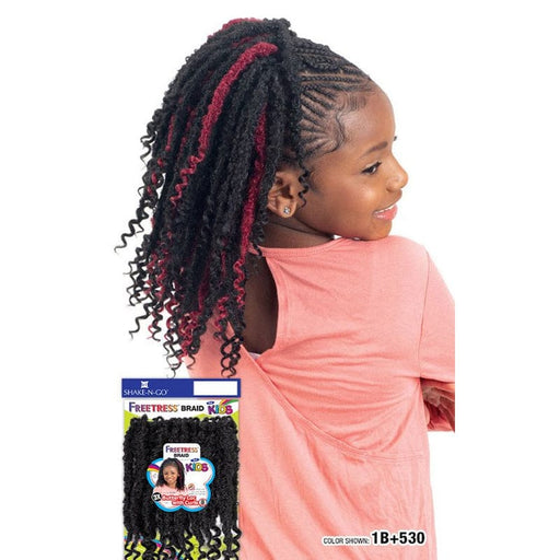 3X KIDS-BUTTERFLY LOC WITH CURLS 8" | Freetress Synthetic Crochet Braid