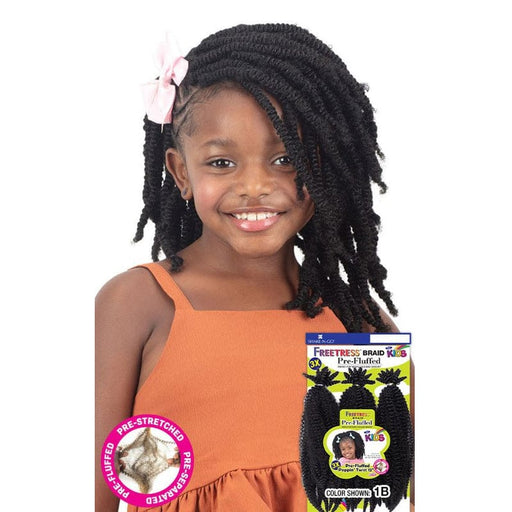 3X KIDS-PRE-FLUFFED POPPIN' TWIST 12" | Freetress Synthetic Crochet Braid