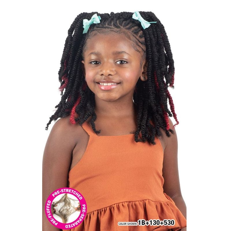 3X KIDS-PRE-FLUFFED POPPIN' TWIST 12" | Freetress Synthetic Crochet Braid