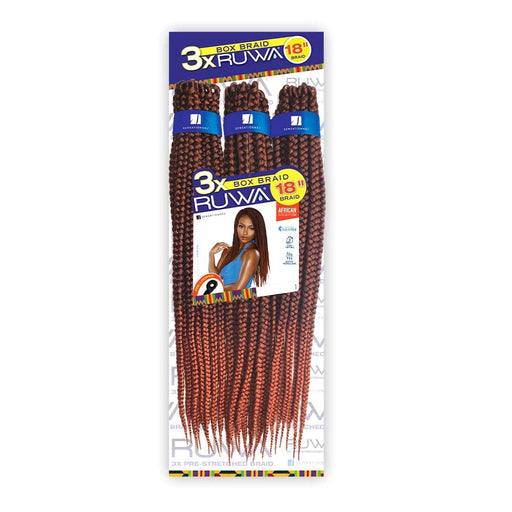 3X RUWA BOX BRAID 18" | Sensationnel Synthetic Braid