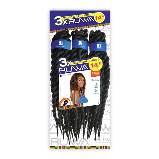 3X RUWA SENEGAL TWIST 14" | Sensationnel Synthetic Braid