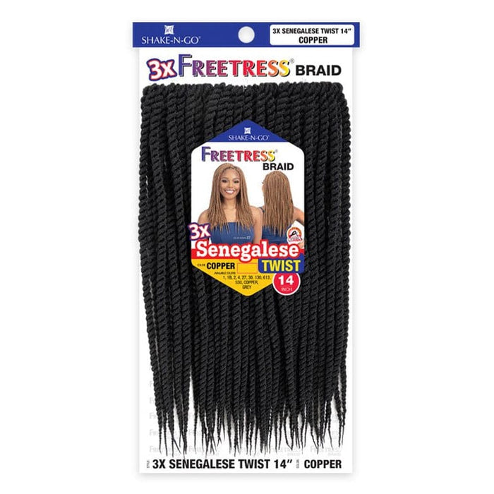 3X SENEGALESE TWIST 14" - Freetress Synthetic Braid