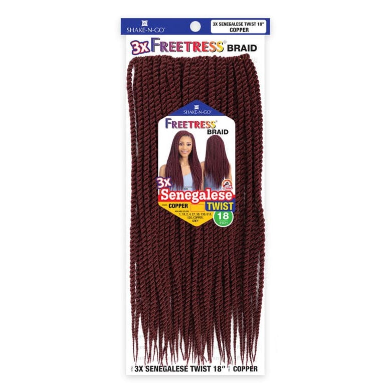 3X SENEGALESE TWIST 18" - Freetress Synthetic Braid