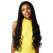 4×4 BRAIDED BOX FRENCH CURL 30" | Sensationnel Cloud9 Synthetic Lace Wig