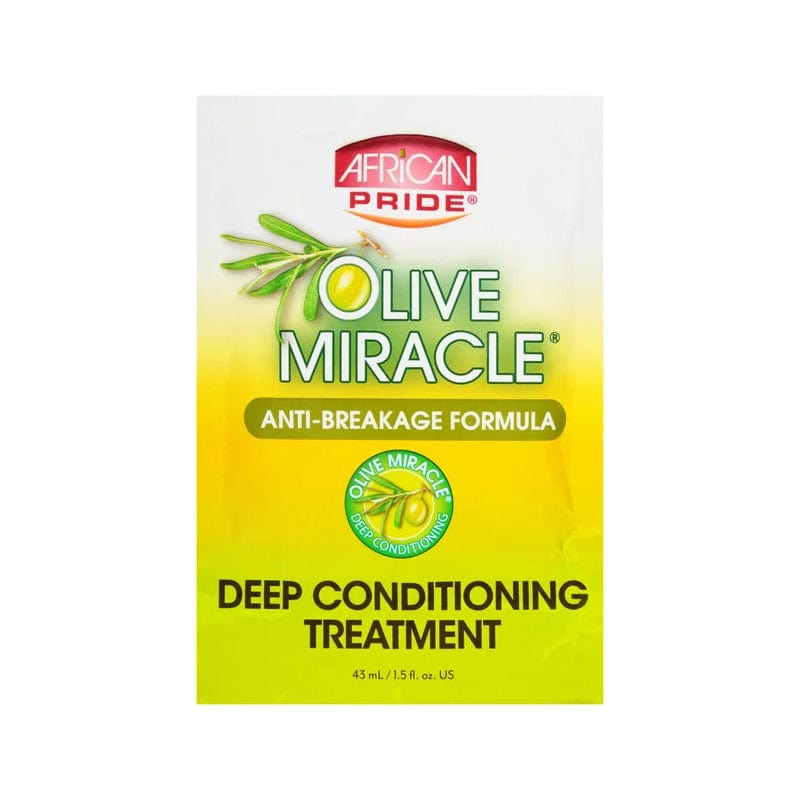 AFRICAN PRIDE | Olive Miracle Deep Conditioning Treatment 1Pkt 1.5oz