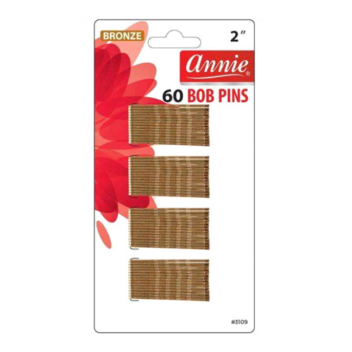 ANNIE - Bob Pins 2" 60Ct Bronze #3109