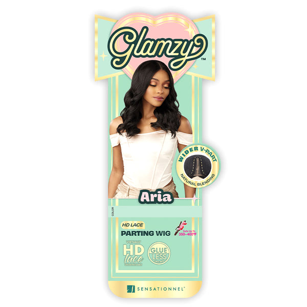 Sensationnel Glamzy Glueless HD V-Part Lace Wig - ARIA