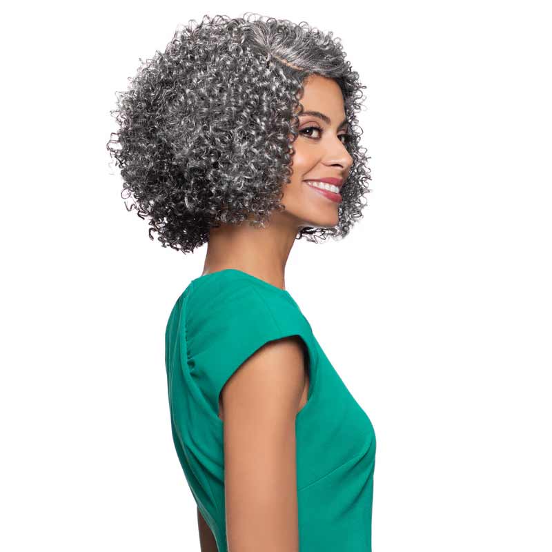 Foxy Silver Synthetic Lace Part Wig - ALLISON