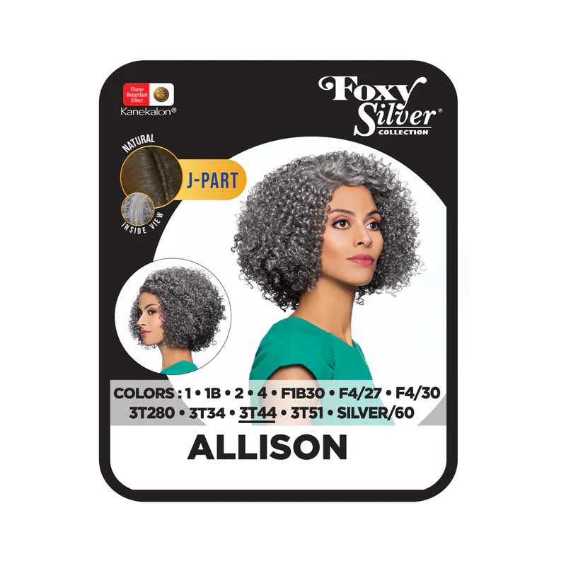 Foxy Silver Synthetic Lace Part Wig - ALLISON
