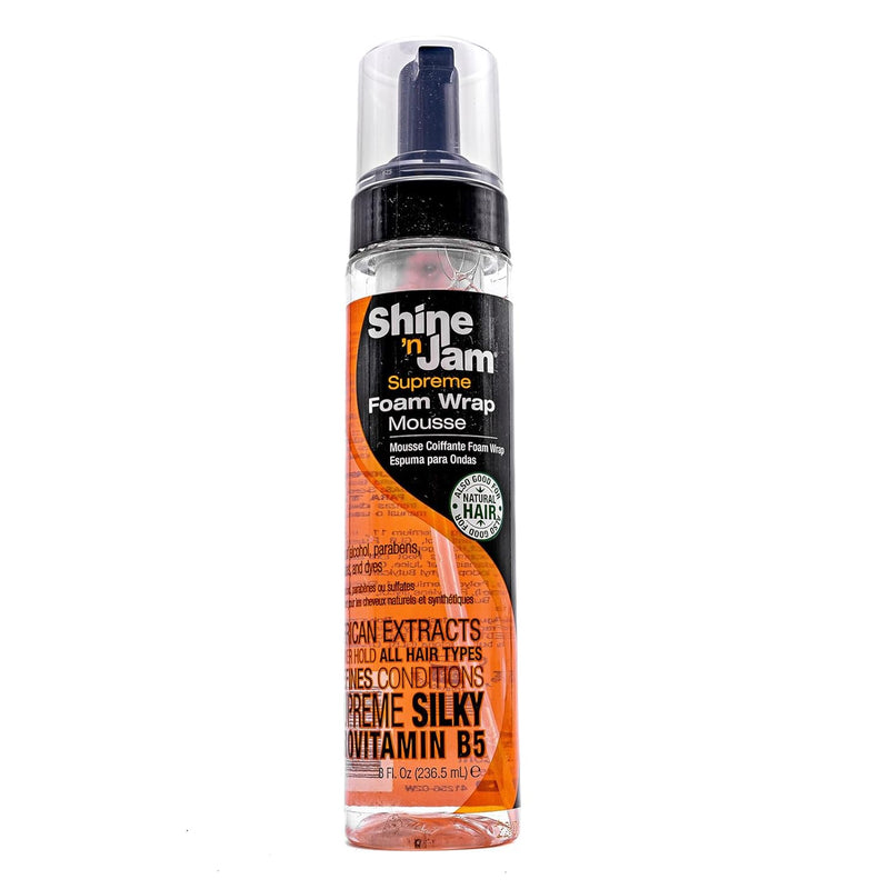 AMPRO - Shine N Jam Supreme Hold Foam Wrap Mousse 8 oz