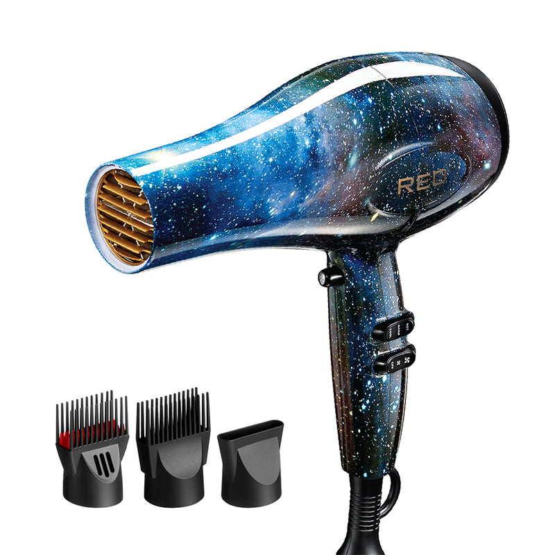 RED BY KISS - 3200 Detangler Dryer 3 Styling Attachments