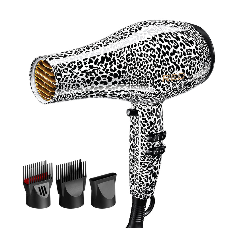 RED BY KISS - 3200 Detangler Dryer 3 Styling Attachments