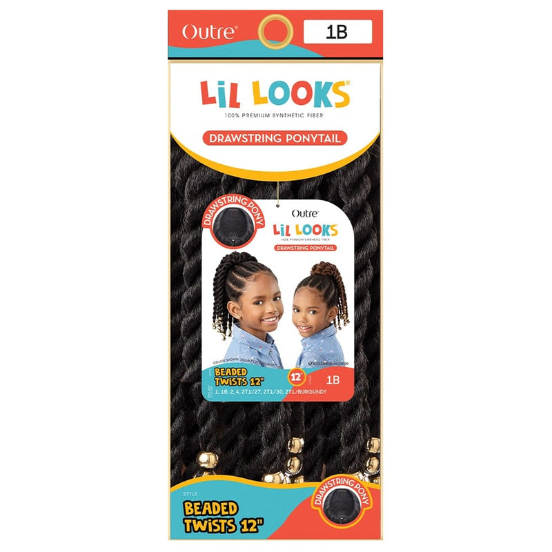 BEADED TWISTS 12" | Outre LiL Looks Drawstring Ponytail