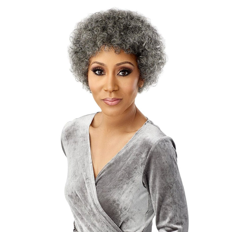 BLISS - Sensationnel Empire Salt & Pepper Human Hair Wig