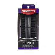 RED BY KISS | Injection Soft & Hard Boar Curved 2-Side Palm Brush BORI05
