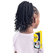 BOX BRAID WITH CURLS | Freetress Synthetic Kids Drawstring Ponytail