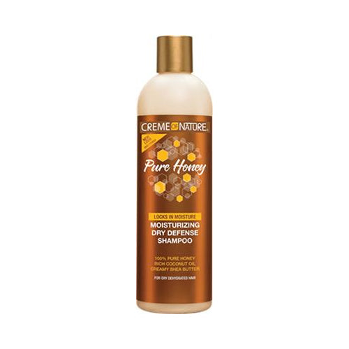 CREME OF NATURE - Pure Honey Moisturizing Dry Defense Shampoo 12oz