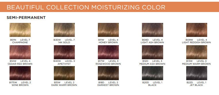 BEAUTIFUL COLLECTION - Moisturizing Semi-Permanent Hair Color 3oz