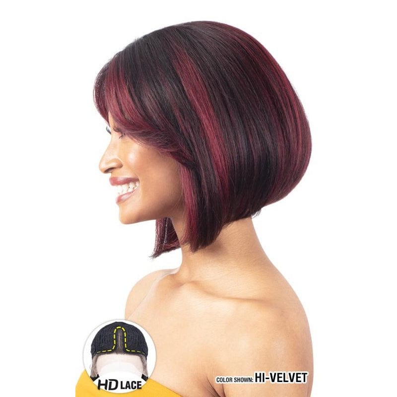 DANAE | Freetress Equal Curtain Bang HD Lace Wig