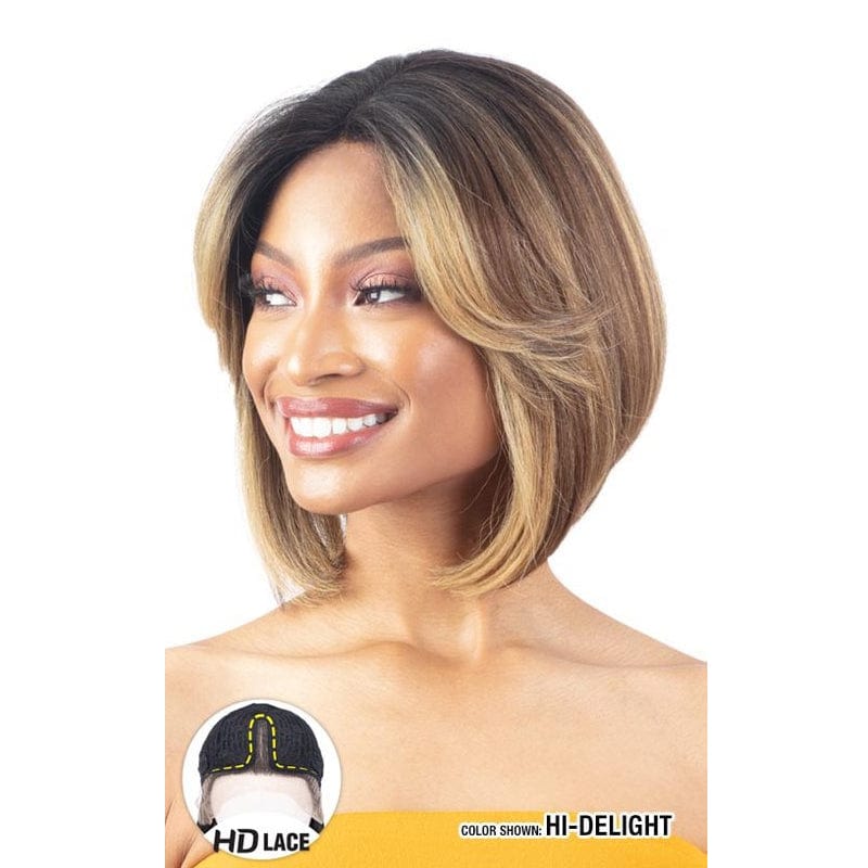 DANAE | Freetress Equal Curtain Bang HD Lace Wig